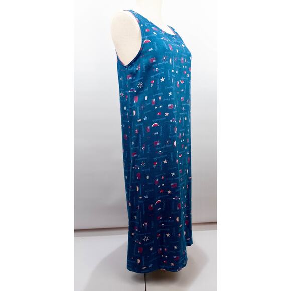 Vtg Americana Denim Dress SMALL 6-8 Jean Jumper American Flag Patriotic July 4th - Picture 4 of 13